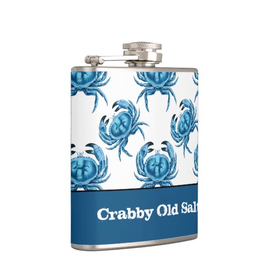 Crabby Old Salt Mariner in het Zee Heupfles (Rechts)