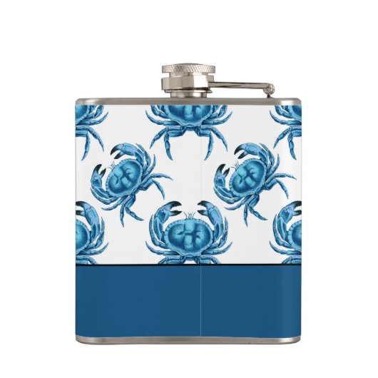 Crabby Old Salt Mariner in het Zee Heupfles (Achterkant)