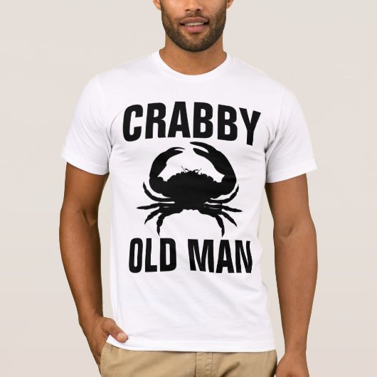 CRABBY OUDE MAN T-Hemden T-shirt (Voorkant)
