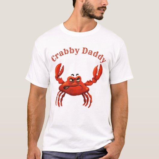 Crabby papa t-shirt (Voorkant)