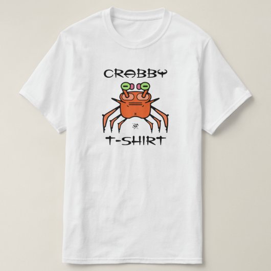 Crabby t-shirtsgrap v1 t-shirt (Design voorkant)