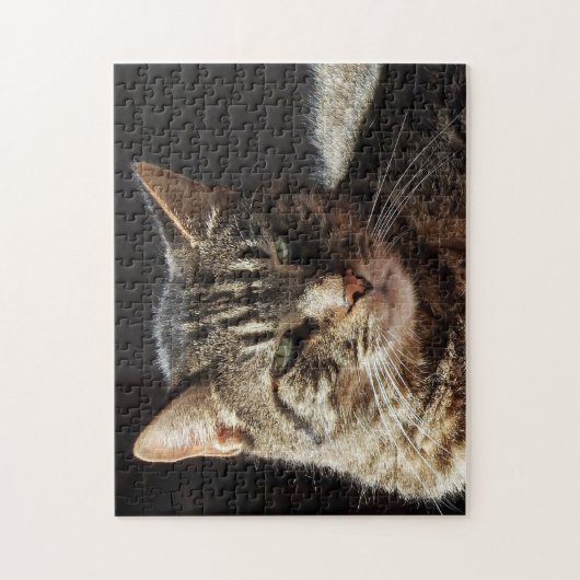 Crabby Tabby Cat Legpuzzel (Verticaal)