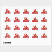 Crabby Tshirts en Gifts Ronde Sticker (Vel)