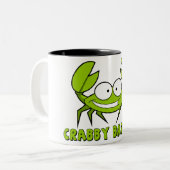 Crabby Tweekleurige Koffiemok (Voorkant links)
