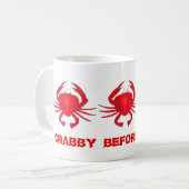 Crabby voor Coffee Red Maryland Crab Crabs Mok (Voorkant links)