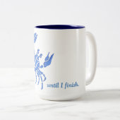 Crabby voor koffie tweekleurige koffiemok (Voorkant rechts)