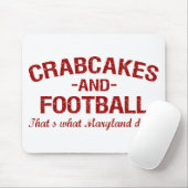 Crabcakes en Football Muismat (Met muis)