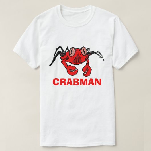 Crabman T-shirt (Design voorkant)