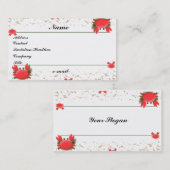 Crabs Beach-profielkaart Visitekaartje (Voorkant / Achterkant)