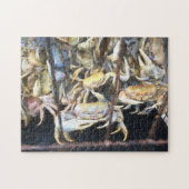 Crabs Crawling Pastel Waterverf Legpuzzel (Horizontaal)