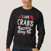 Crabs Design - I Love Crabs Trui (Voorkant)