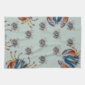 Crabs Eating Crabs Theedoek (Horizontaal)