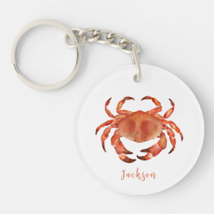 Crabs Seaside Coastal Nautical Sleutelhanger