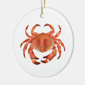 Crabs Seaside Coastal Personalized Keramisch Ornament (Links)