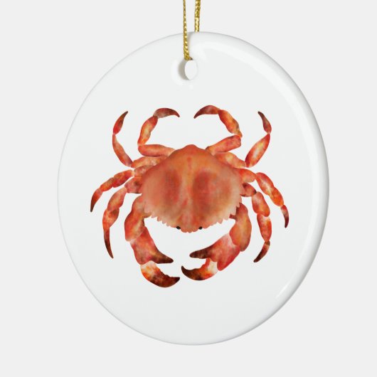 Crabs Seaside Coastal Personalized Keramisch Ornament (Links)