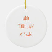 Crabs Seaside Coastal Personalized Keramisch Ornament (Achterkant)