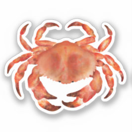 Crabs Seaside Nautifcal Coastal Sticker