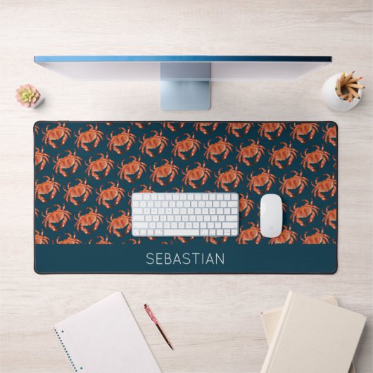 Crabs Seaside Pattern Bureaumat (Kantoor 1)