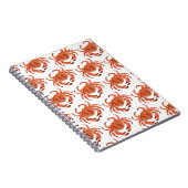 Crabs Seaside Pattern Notitieboek (Rechterzijde)