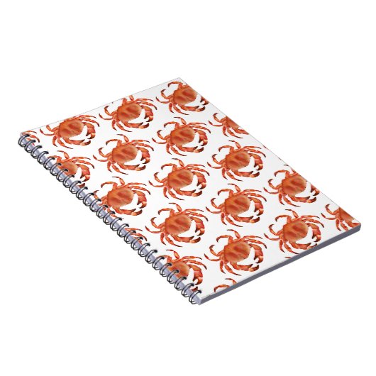 Crabs Seaside Pattern Notitieboek (Rechterzijde)