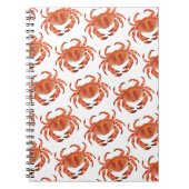 Crabs Seaside Pattern Notitieboek (Voorkant)