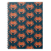 Crabs Seaside Pattern Notitieboek (Voorkant)
