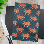 Crabs Seaside Pattern Theedoek