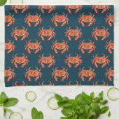 Crabs Seaside Pattern Theedoek (Gevouwen)