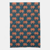 Crabs Seaside Pattern Theedoek (Verticaal)
