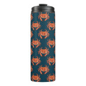 Crabs Seaside Pattern Thermosbeker (Voorkant)