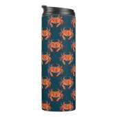 Crabs Seaside Pattern Thermosbeker (Geroteerd rechts)
