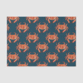Crabs Seaside Pattern Tissuepapier (Voorkant)