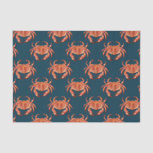 Crabs Seaside Pattern Tissuepapier
