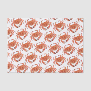 Crabs Seaside Pattern Tissuepapier
