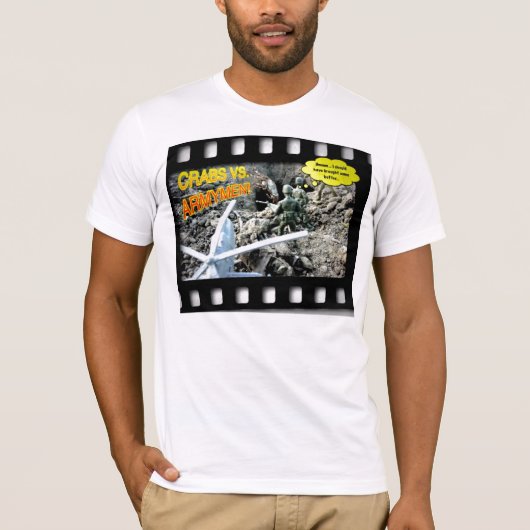 CRABS VS. ARMYMEN T-SHIRT! T-SHIRT (Voorkant)