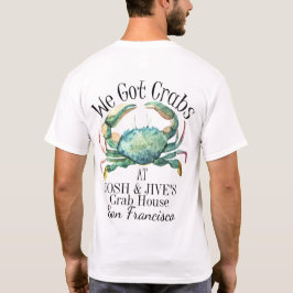 Crabs Zeevruchten Restaurant Shirt