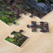 Crabtree Falls North Carolina.Kerstgroeten Legpuzzel (Zijkant)