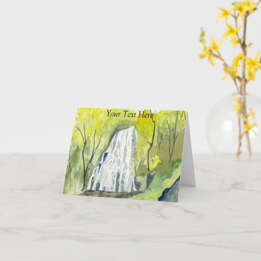 Crabtree Herfsten Kaart (Gele Bloem)