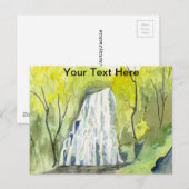 Crabtree-waterval Briefkaart (Voorkant / Achterkant)