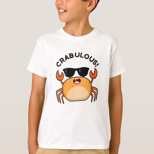 Crabulous Funny Crab Pun T-shirt (Voorkant)