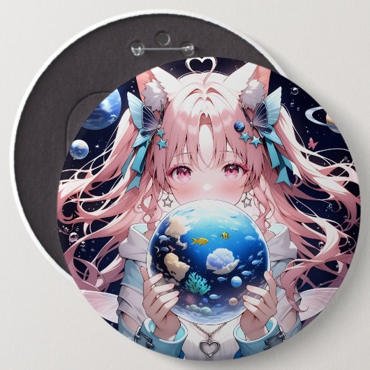 Crachá Ronde Button 6,0 Cm (Voorkant /achterkant)