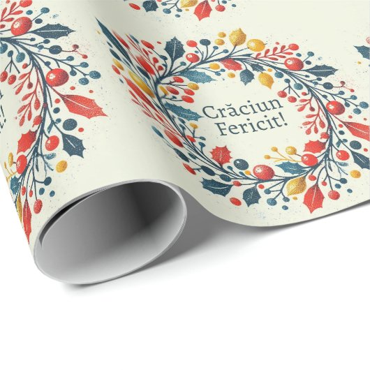 Cracium fericit - Roemeens - driekleurige vlag - w Cadeaupapier (Rol Hoek)