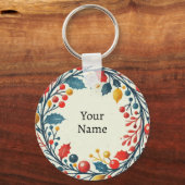 Cracium fericit - Roemeens - driekleurige vlag - w Sleutelhanger (Achterkant)