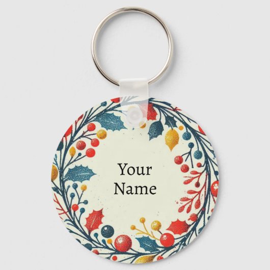 Cracium fericit - Roemeens - driekleurige vlag - w Sleutelhanger (Achterkant)