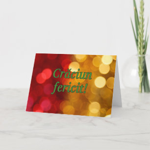 Crăciun fericit! Vrolijk kerstfeest in Roemeense g Feestdagen Kaart