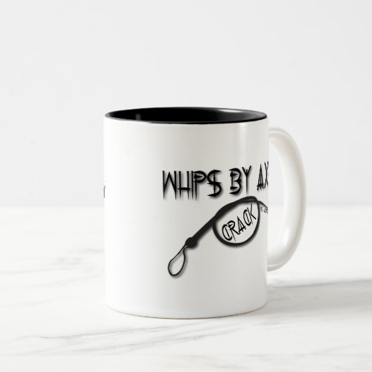 Crack Dealer Coffee Cup Tweekleurige Koffiemok (Voorkant rechts)