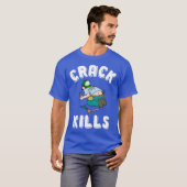 Crack doodt funny Plumber voor mannen T-shirt (Voorkant volledig)