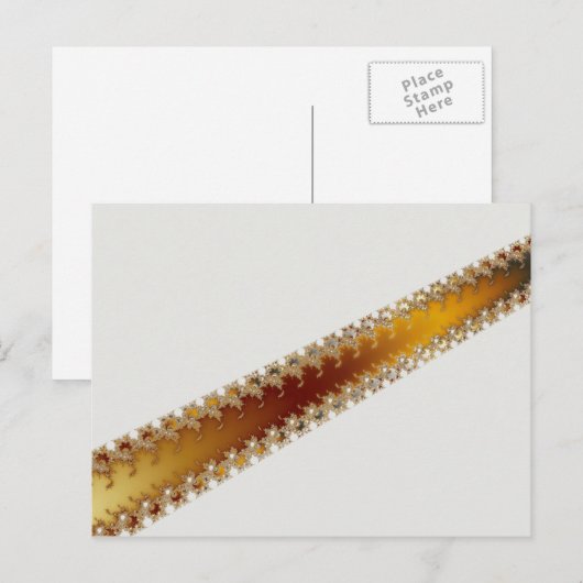 Crack - Fractaal Briefkaart (Voorkant / Achterkant)