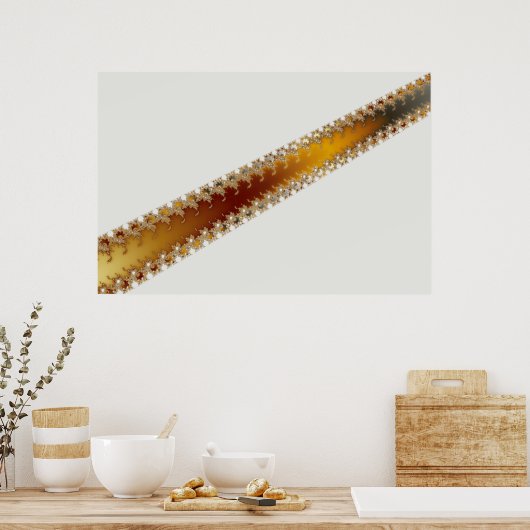 Crack - Fractal Poster (Keuken)