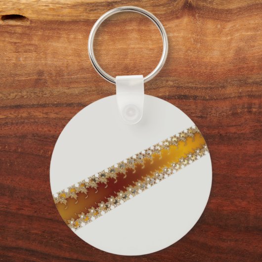 Crack - Fractal Sleutelhanger (Voorkant)